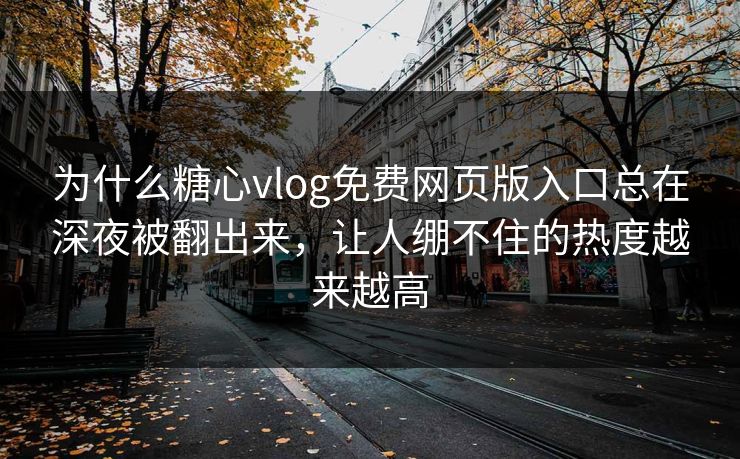 为什么糖心vlog免费网页版入口总在深夜被翻出来，让人绷不住的热度越来越高