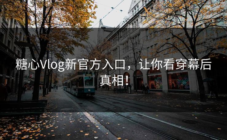 糖心Vlog新官方入口,让你看穿幕后真相! 糖心Vlog新官方入口,让你看穿幕后真相!